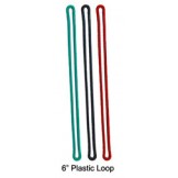 Plastic Luggage Tag Loops 6" - 500 pack